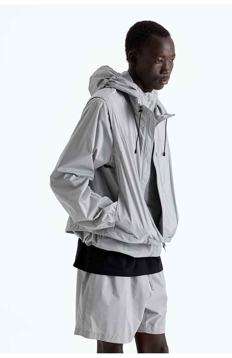 Water-repellent windshell vest