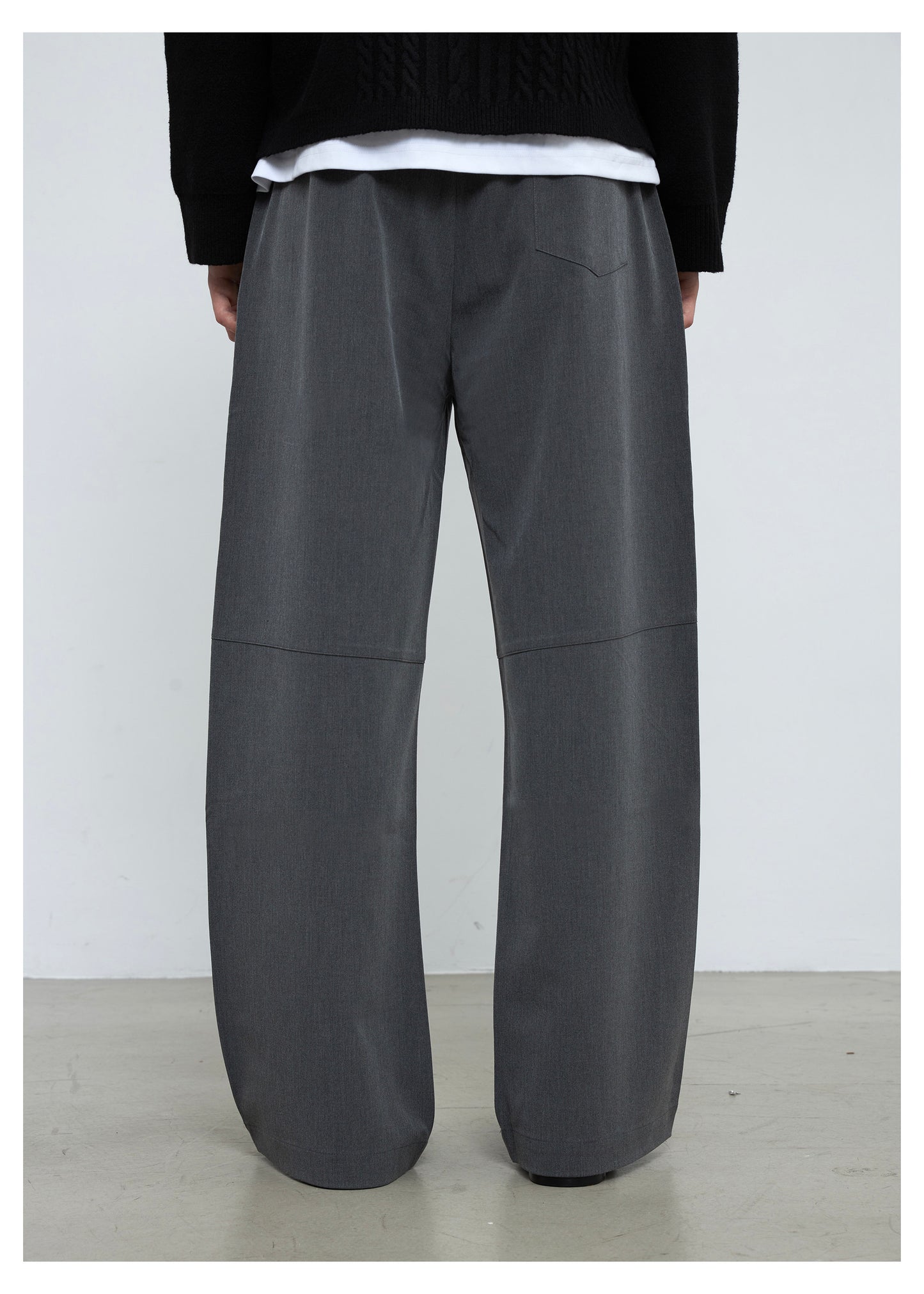 3D Pleated A-Line Casual Pants