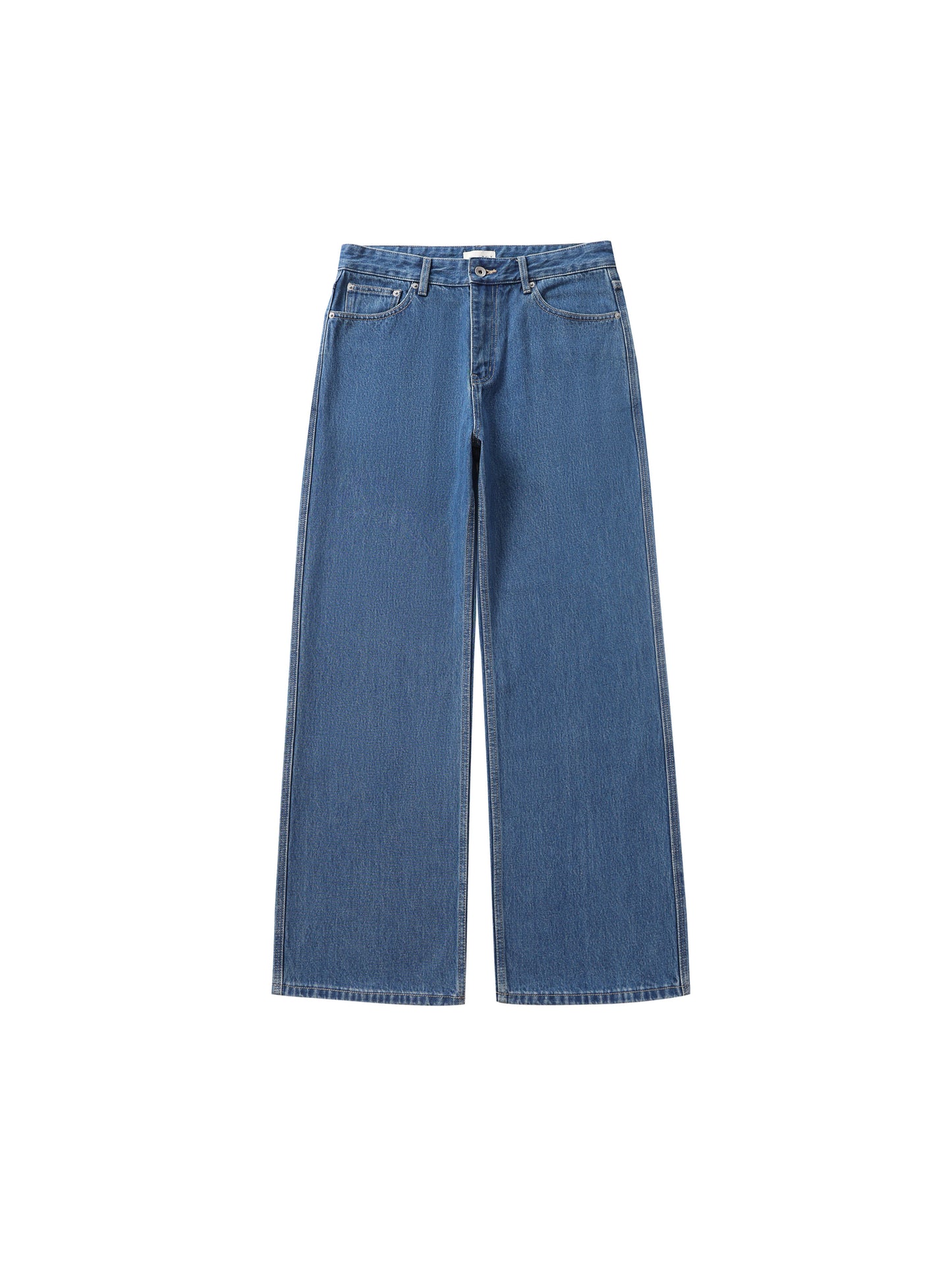 Retro Wash Straight-Fit Denim Pants