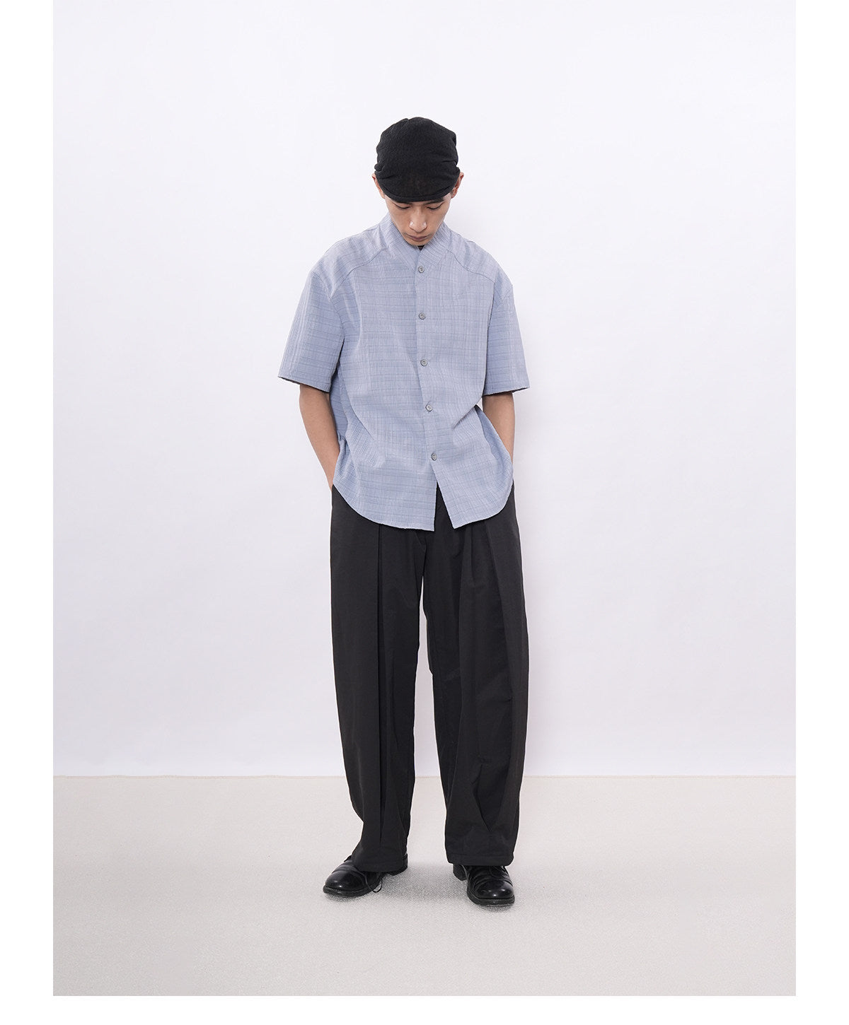 Stand-up Collar Shirt