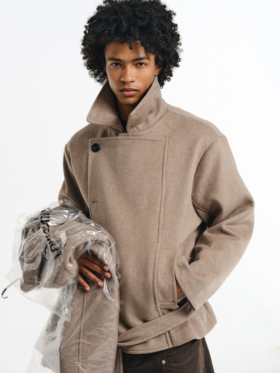 Sheep Wool Overcoat