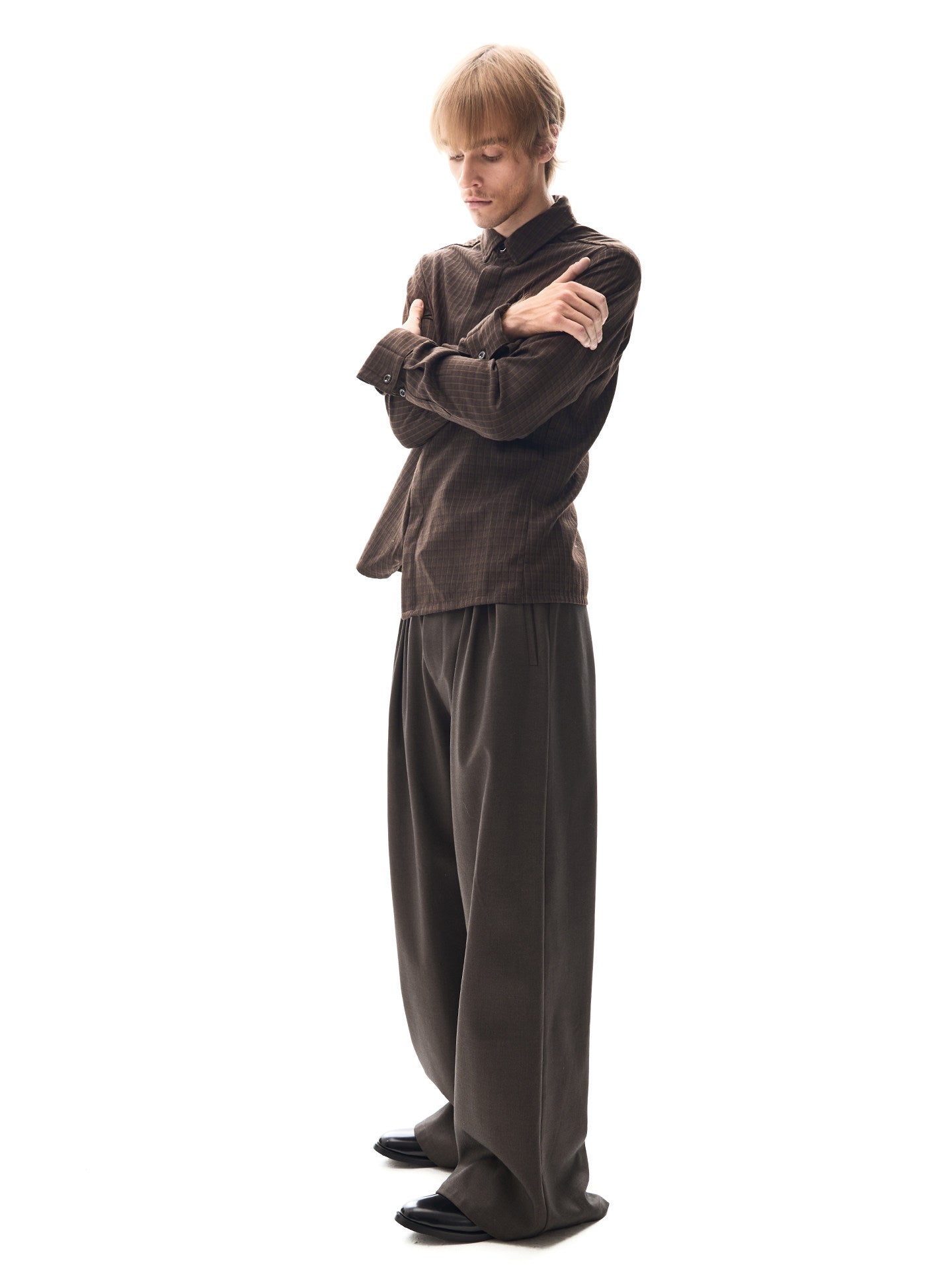 Pleated Casual Pants
