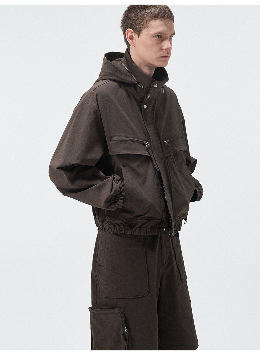 Short-length paratrooper jacket