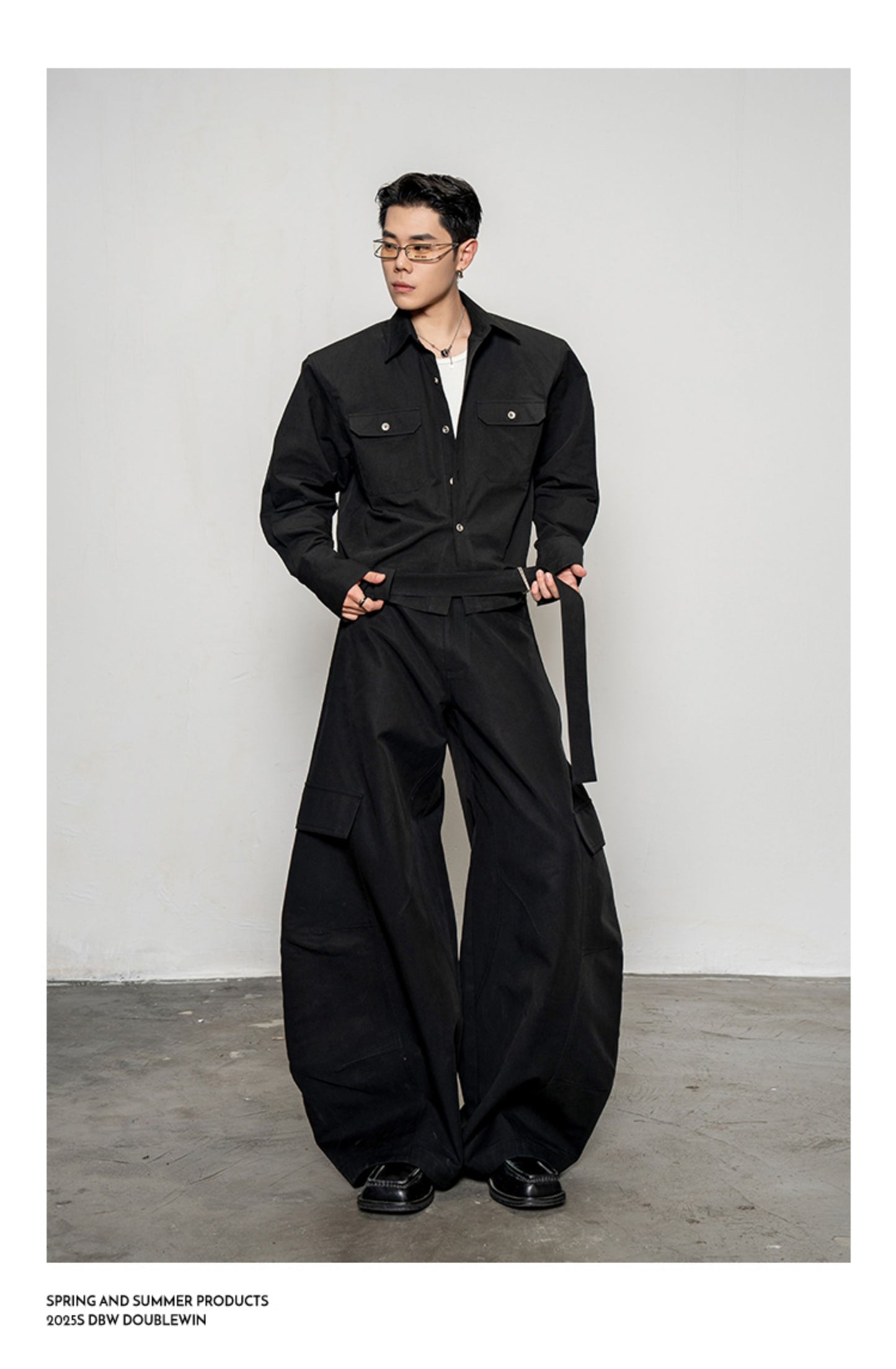 Large Pocket Wide Leg Pants