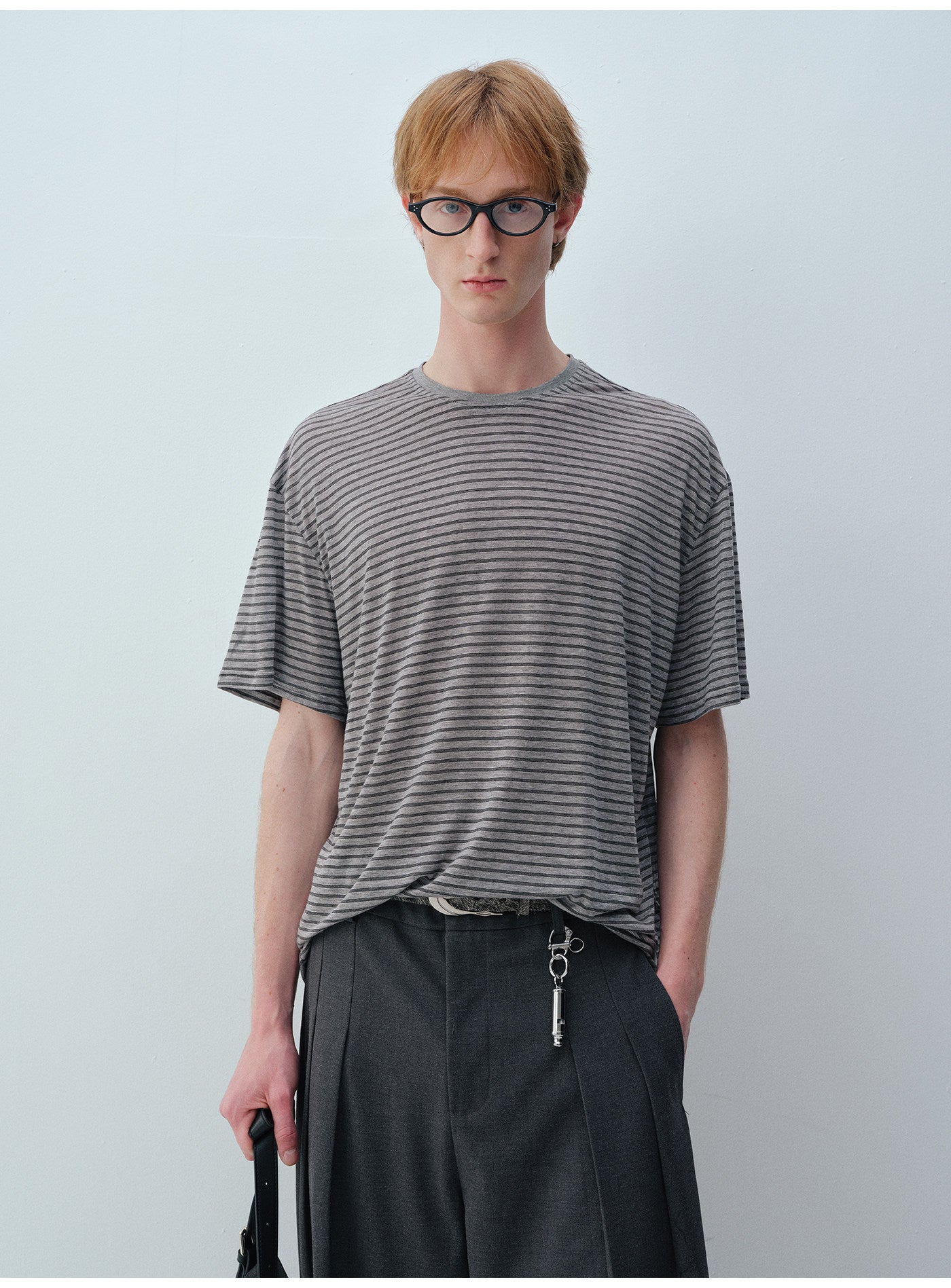 뽕실크 스트라이프 티셔츠