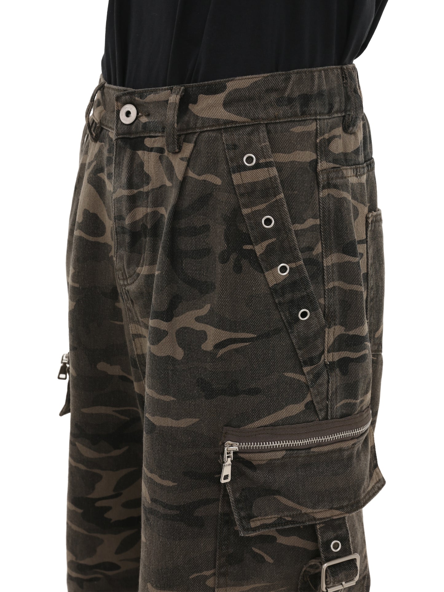 Straight Loose Camouflage Casual Pants