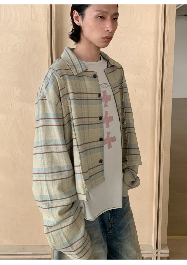 Box cut silhouette shirt