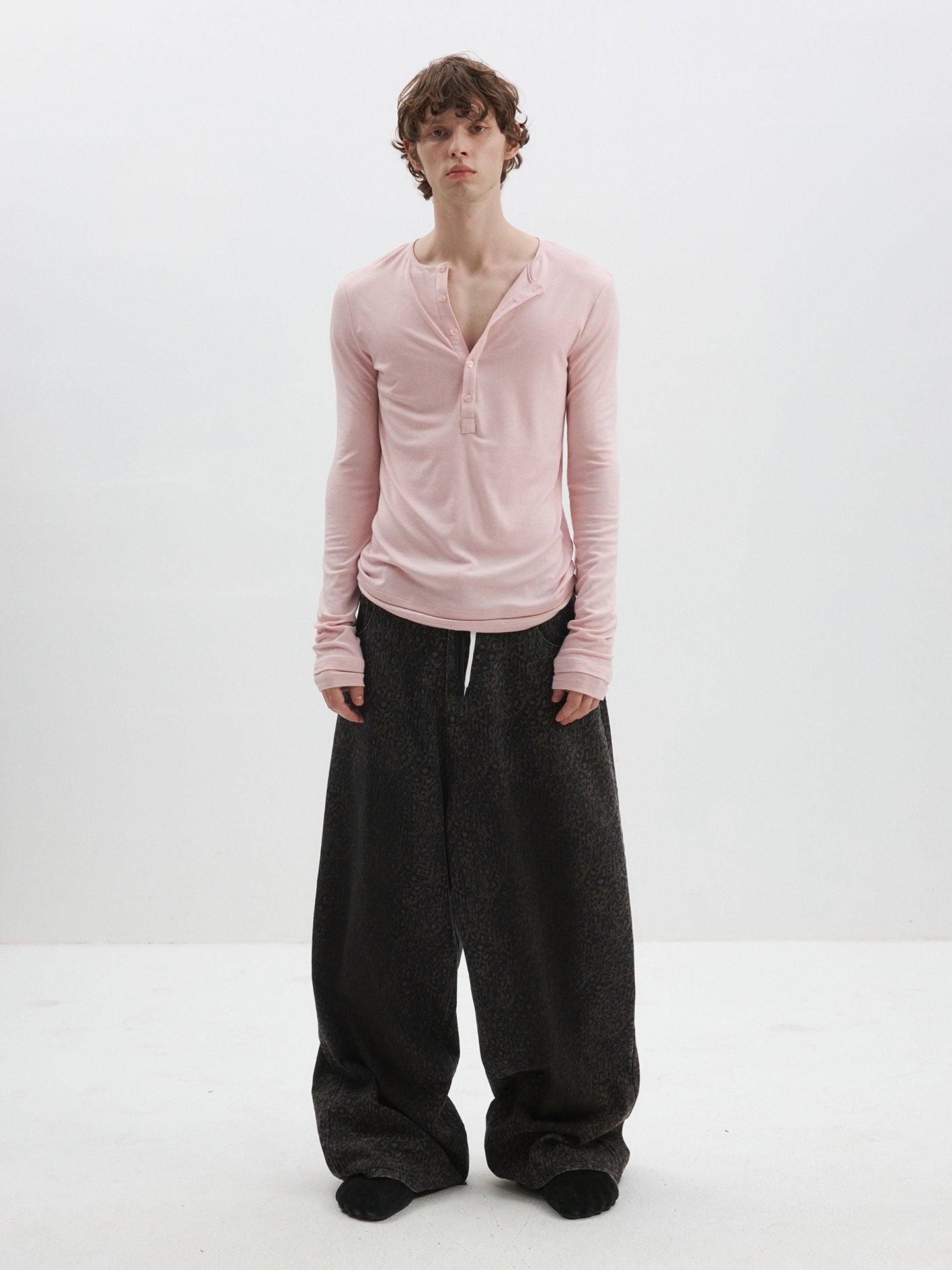 Slim-Fit Stretch Knit Sweater