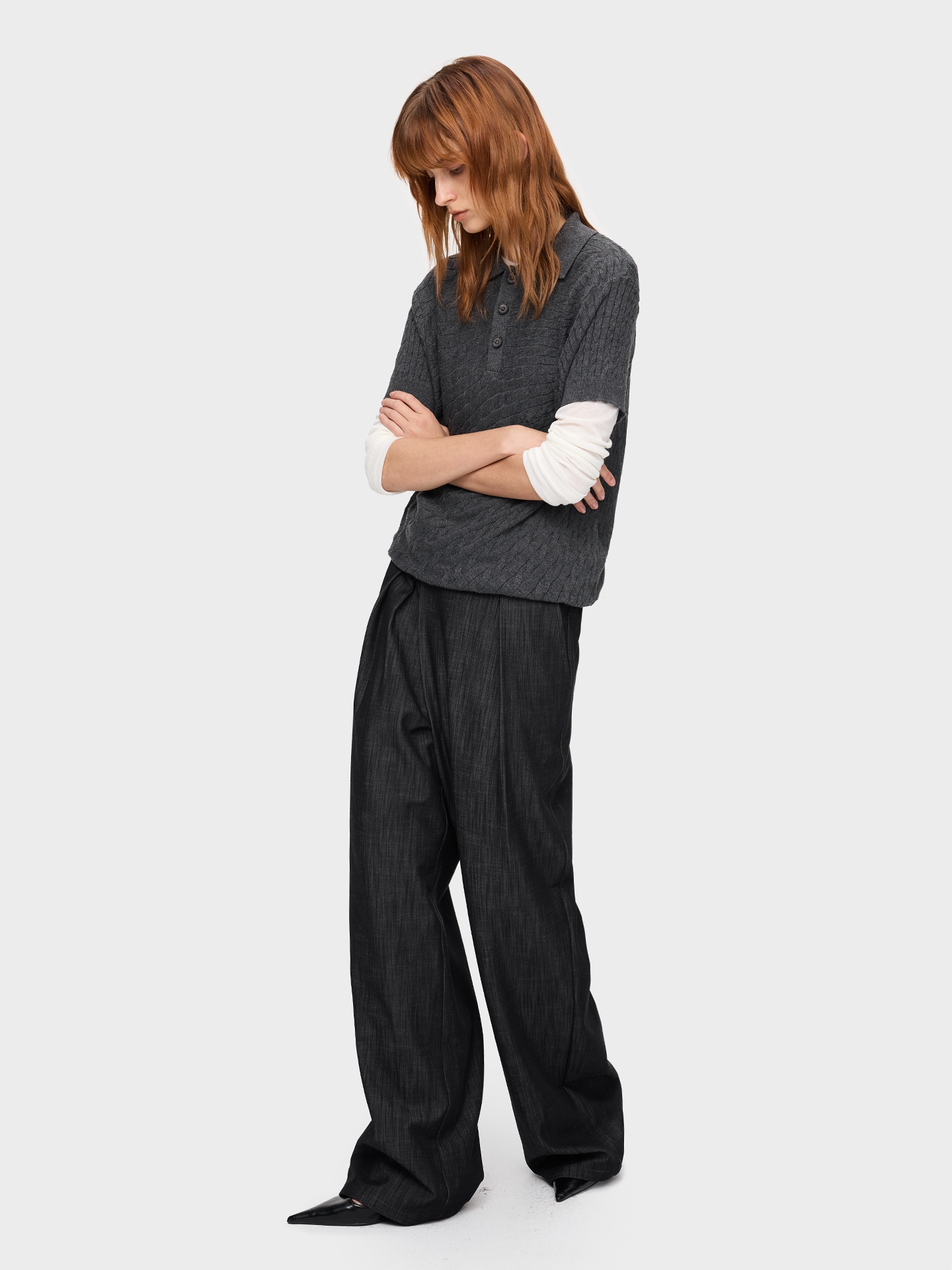 Lightweight Wool Knit Shirt