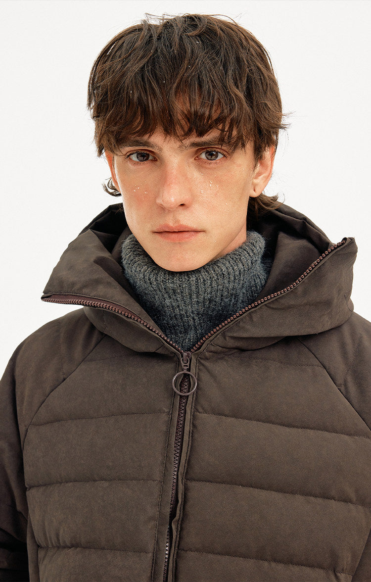 Casual Down Jacket with Hood