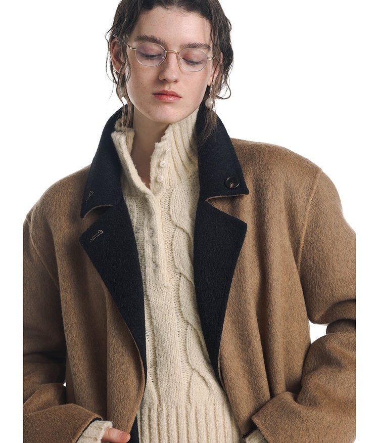 Reversible Heavyweight Wool Coat