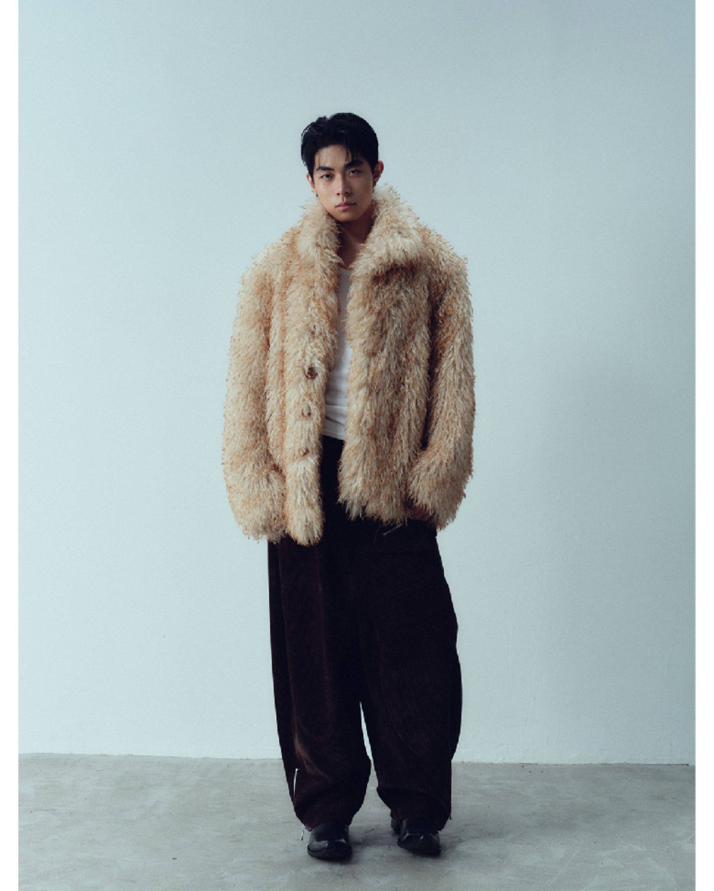 Long-Haired Faux Fur Coat