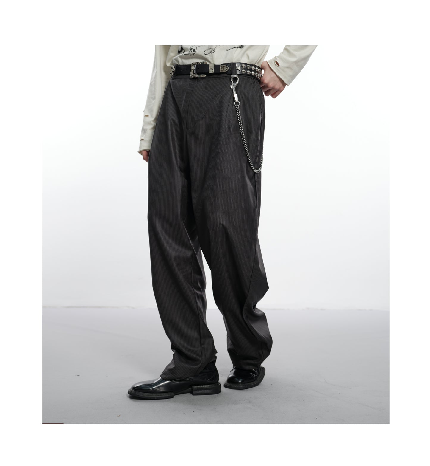 Retro Stripe Straight Pants