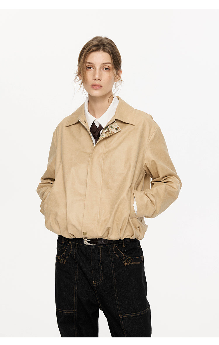 Distressed retro jacket