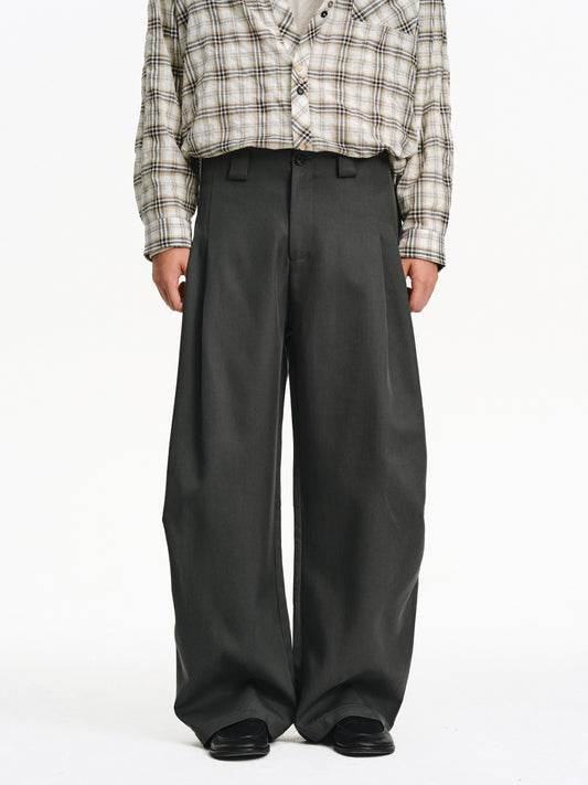 Cotton Blend Casual Pants
