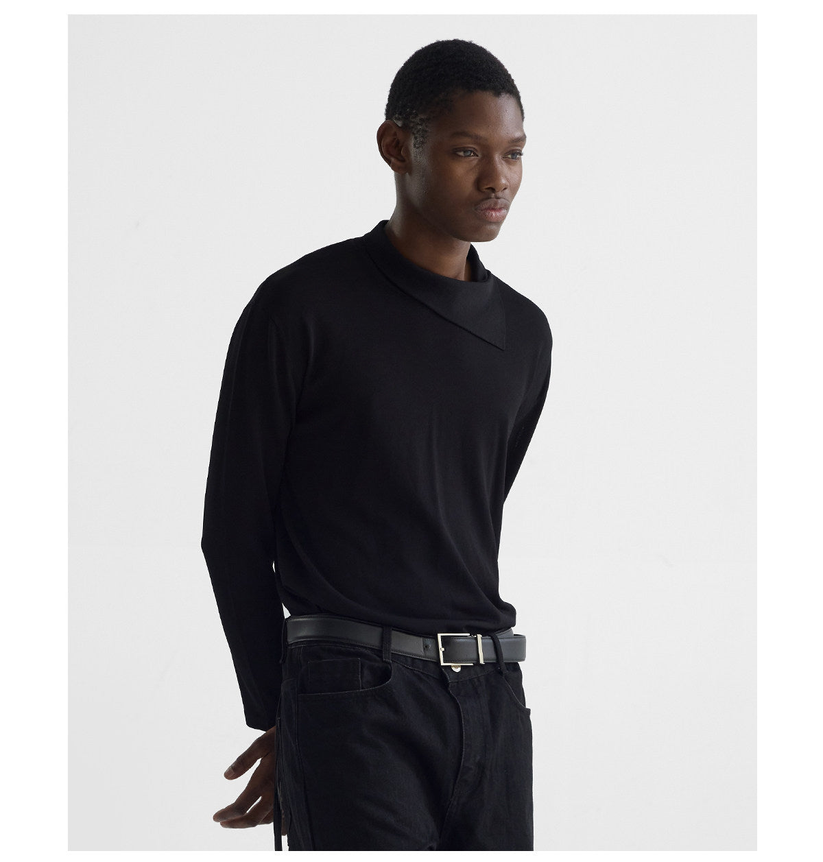 Wardrobe Style Turn-Down Collar T-Shirt