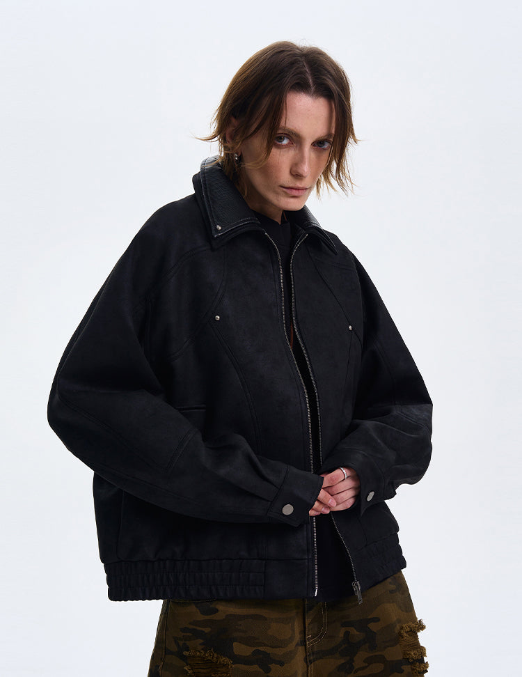 Barn Style Suede Jacket