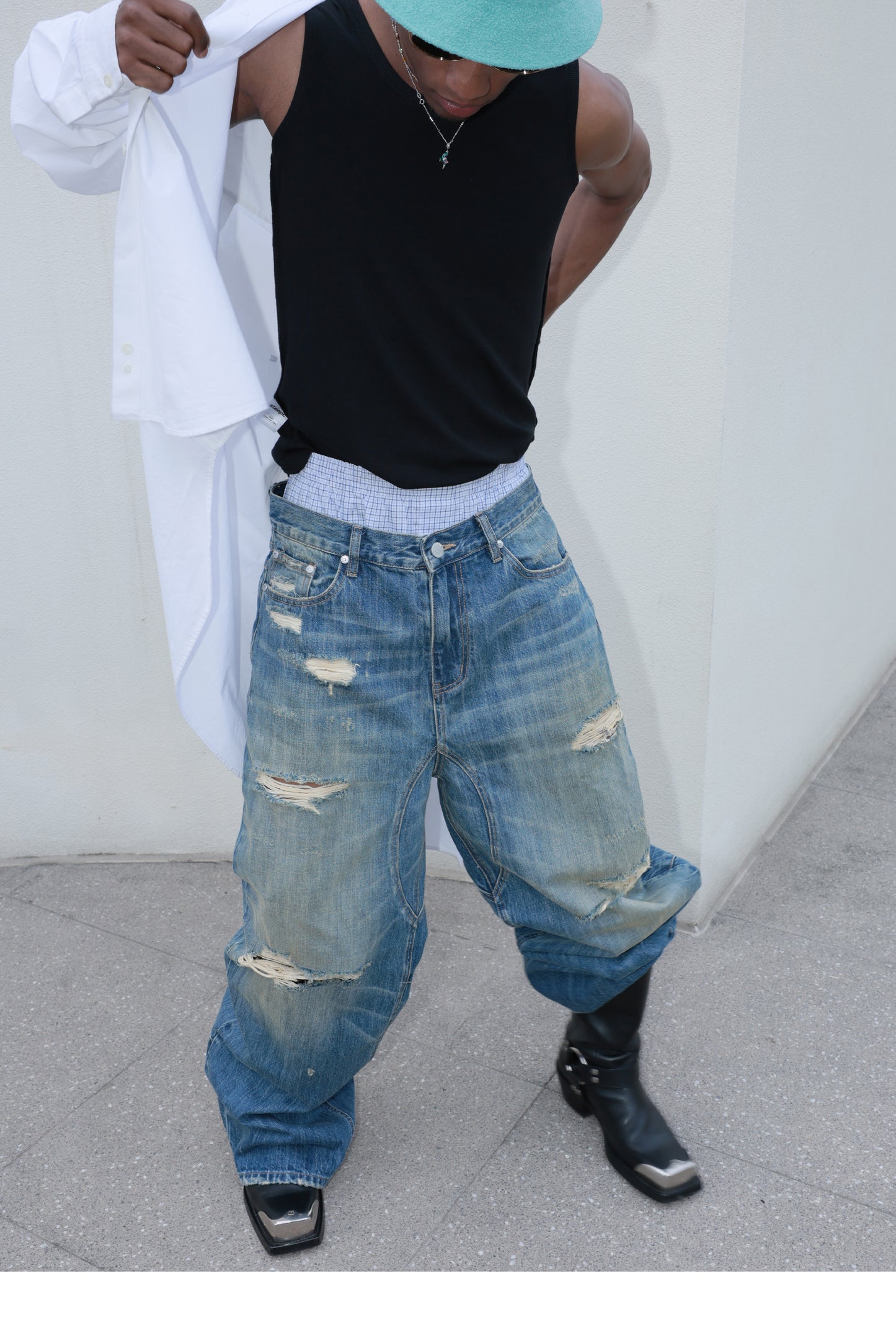 Baggy Straight Loose Jeans