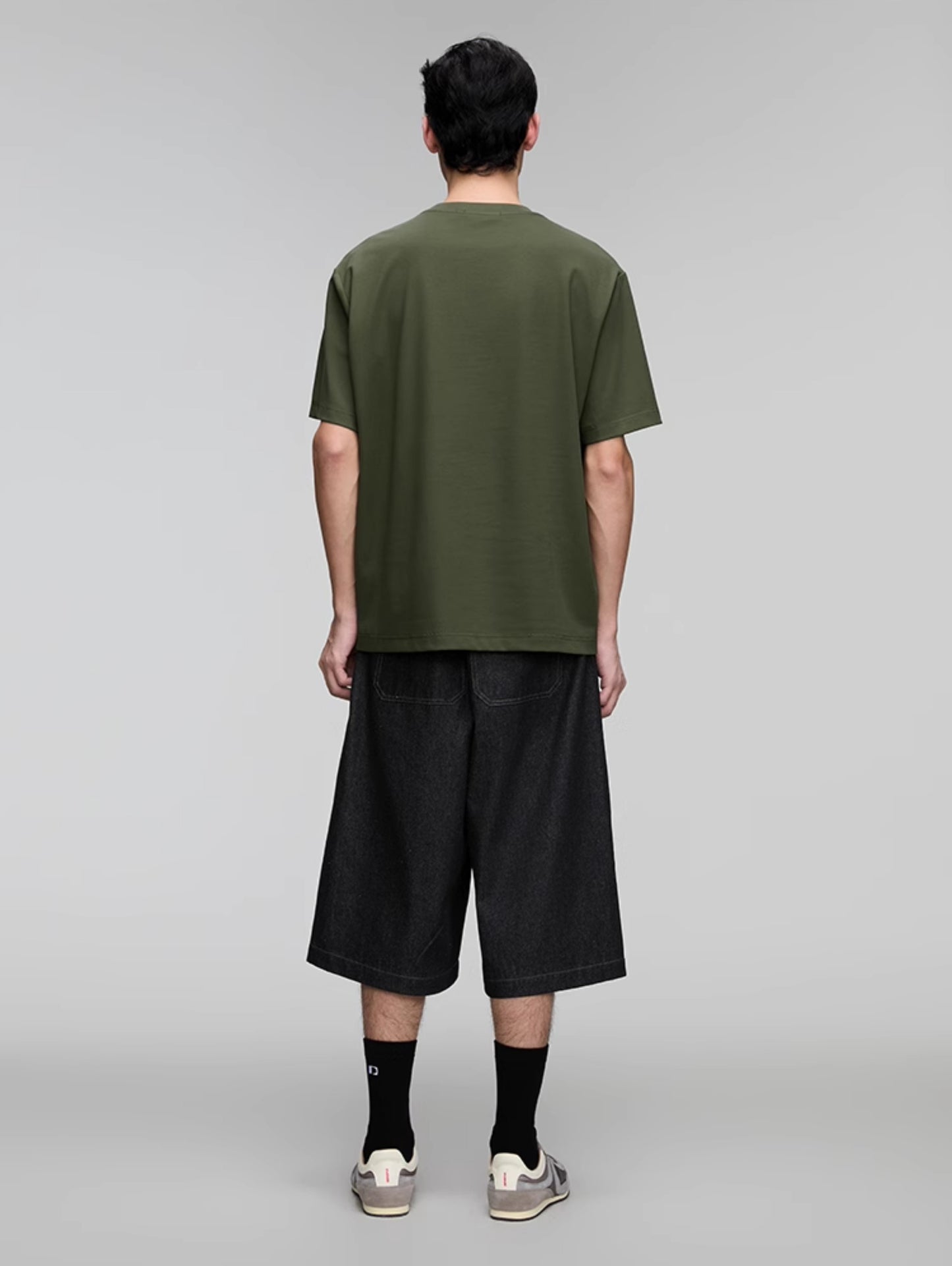 Round Neck Logo Print T-Shirt