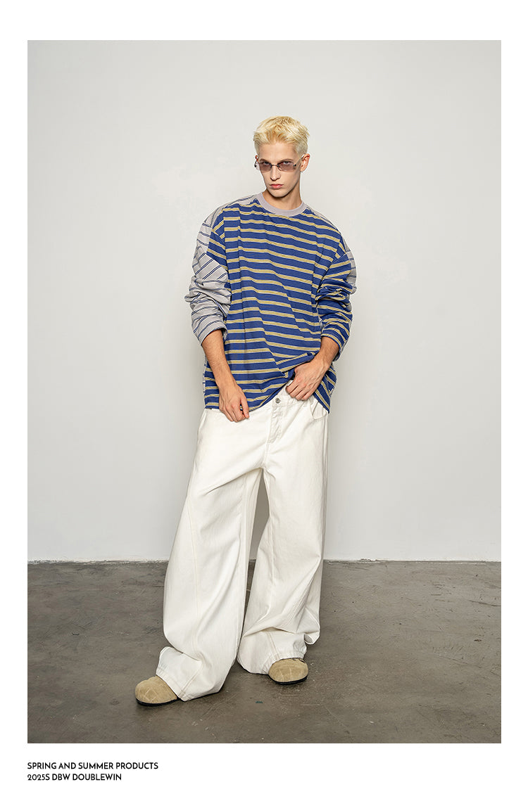 Contrast Stripe T-Shirt