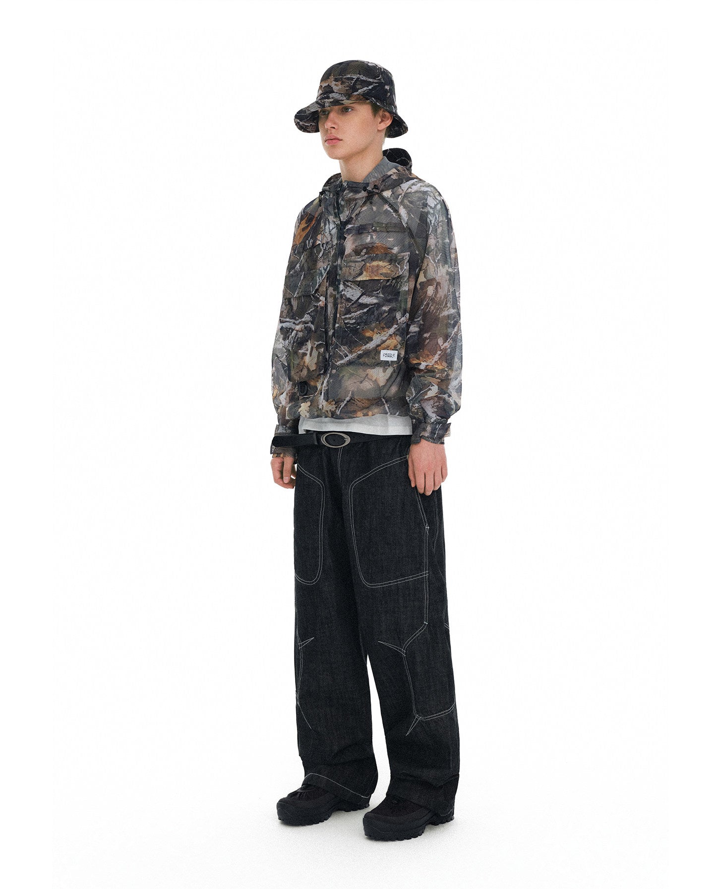 Sickle-Cut All-Season Denim Pants