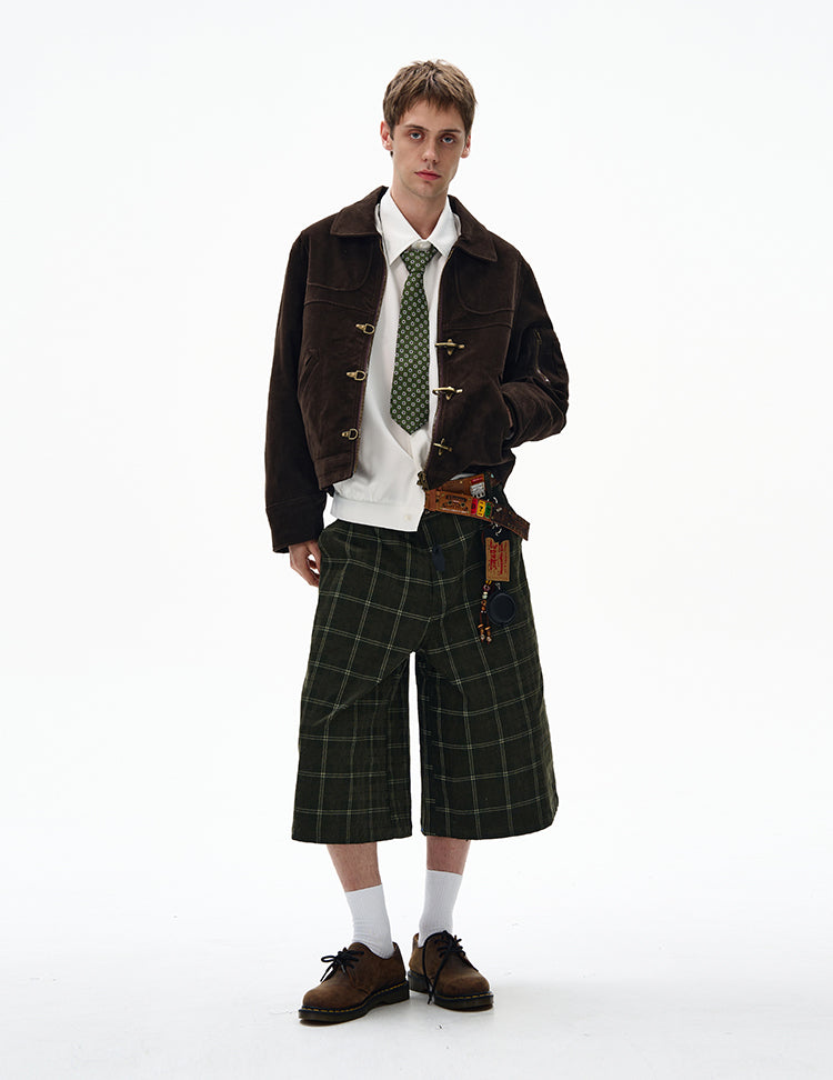 Airplane Buckle Short Jacket