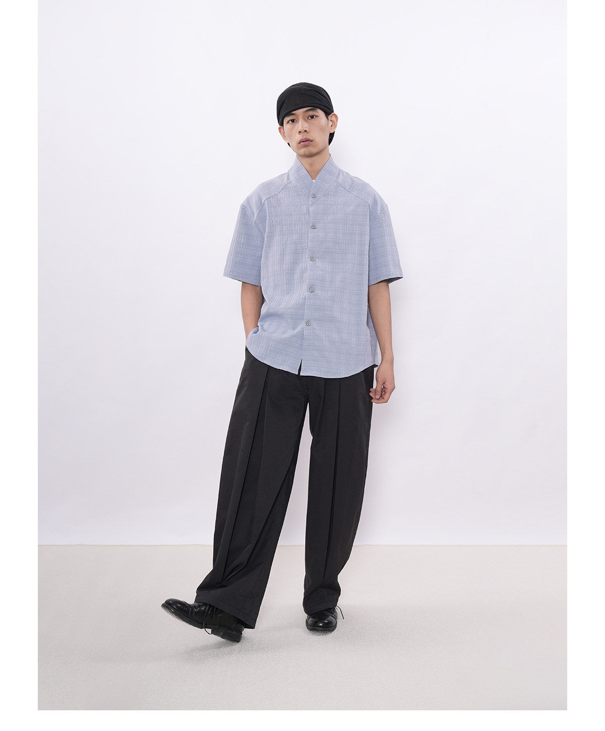 Stand-up Collar Shirt