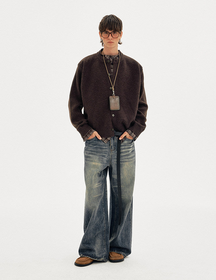 Faux Two-Piece Cardigan