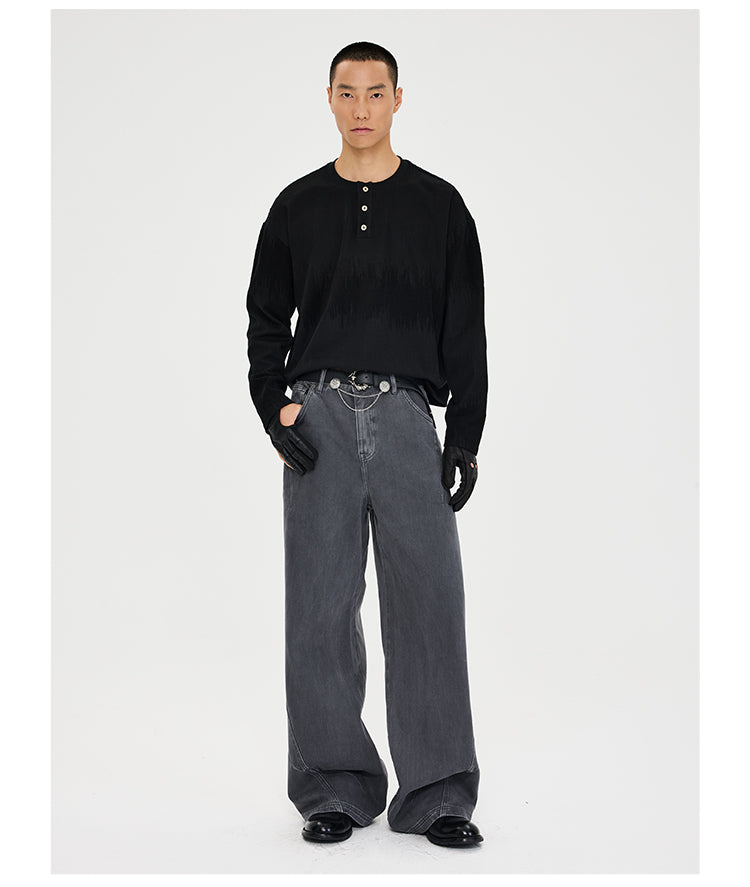 Broken Garment Dye Jeans