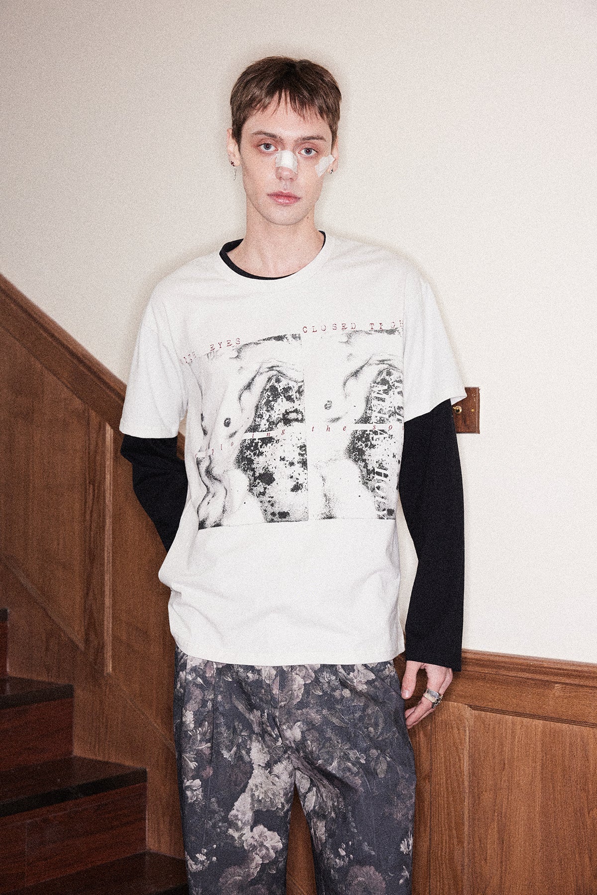 Faux Two-Piece T-Shirt