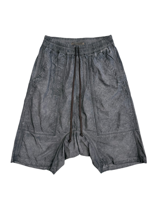 Wax-Brushed Stretch Shorts