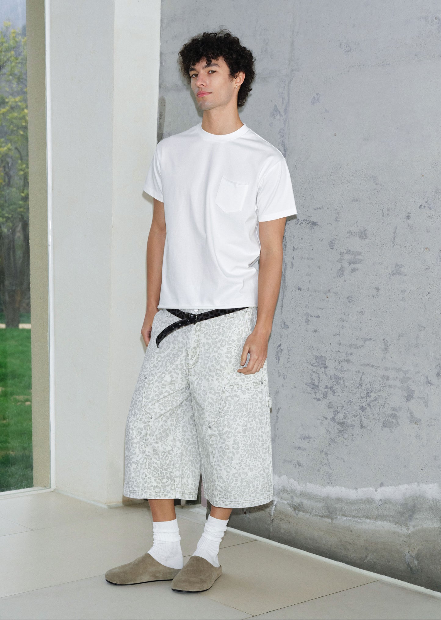 Retro Workwear  Loose-Fit Shorts