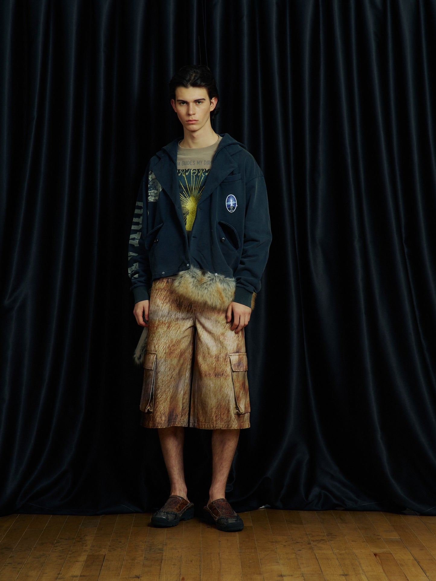 3D-Printed Denim Shorts