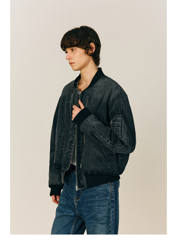 Bamboo denim cotton jacket