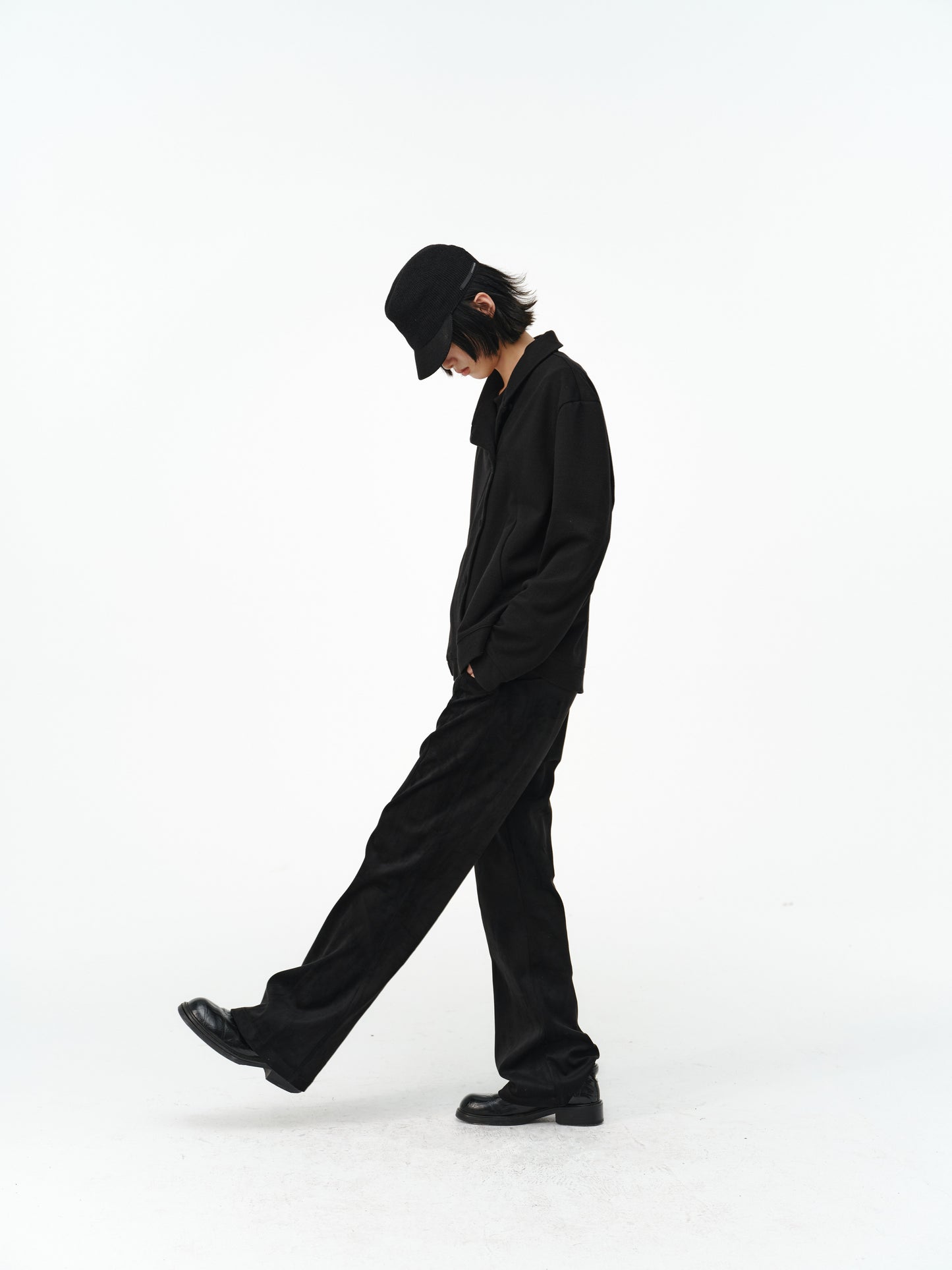 Faux Sheepskin Casual Pants