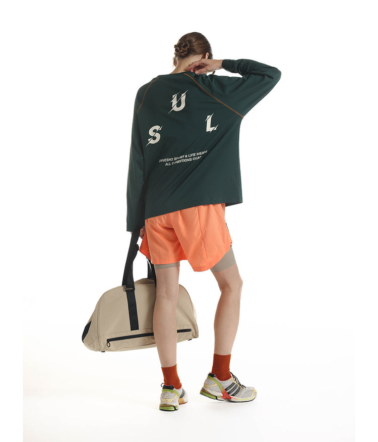 Contrast Color Raglan T-Shirt