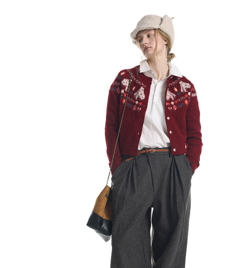 Wool Blend Cardigan
