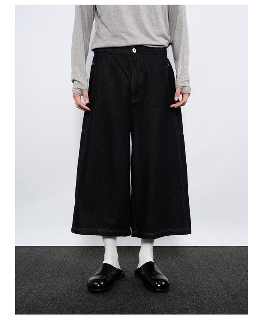 Cropped Straight Jeans