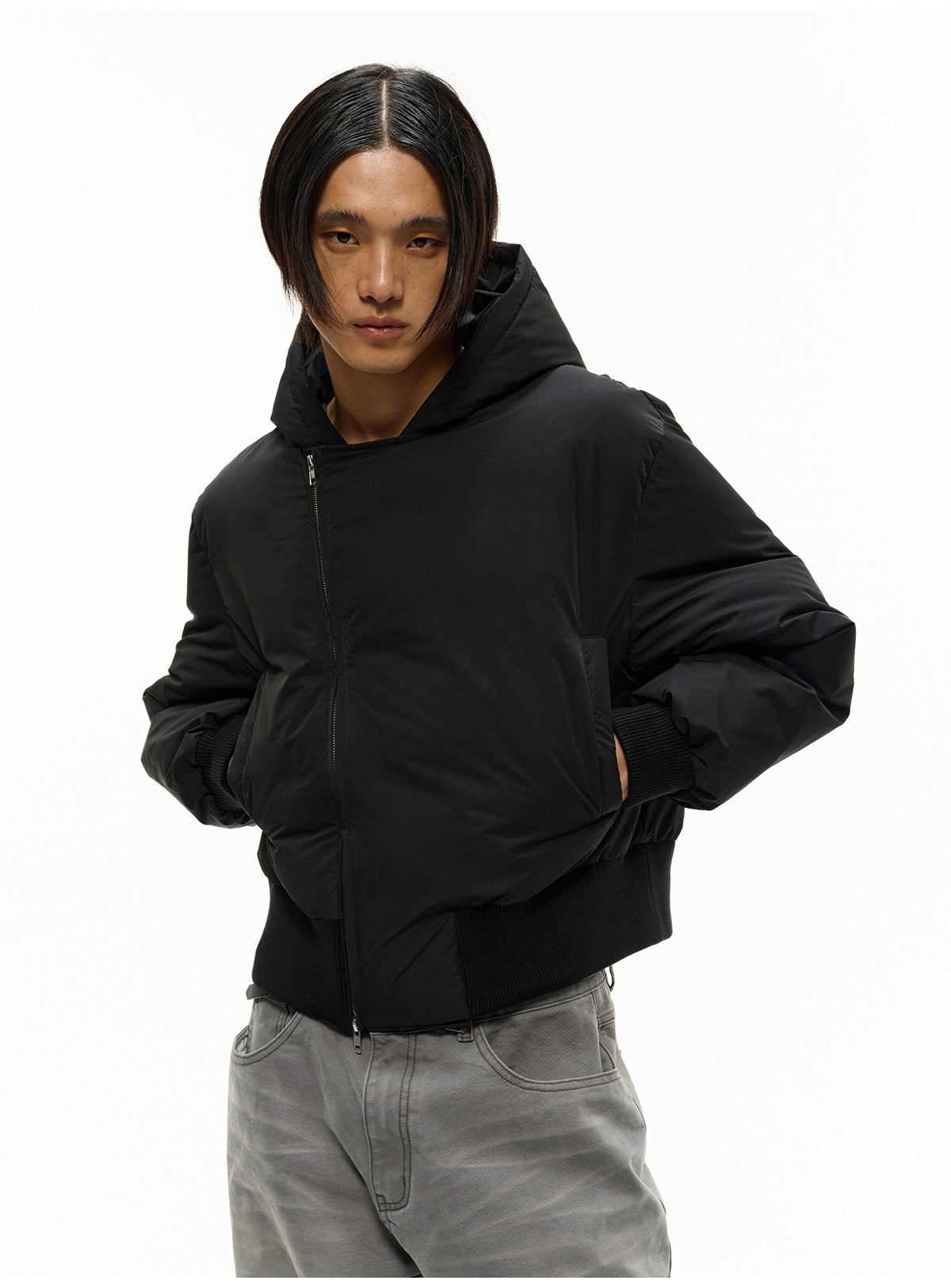 Asymmetrical Down Jacket