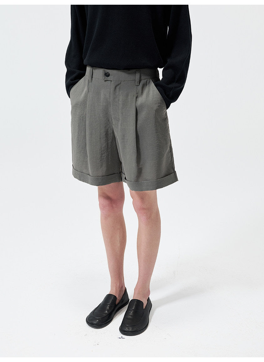 Casual Pants with a Partial Elastic Waistband