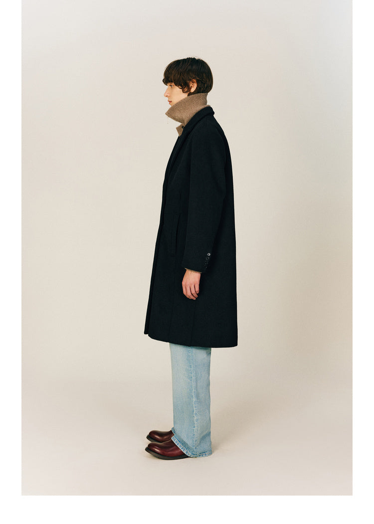 Wool mid-coat