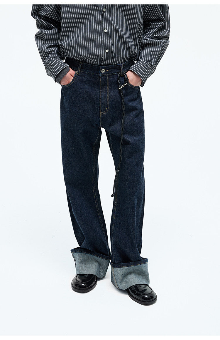 High-Twist Narrow-Width Jeans