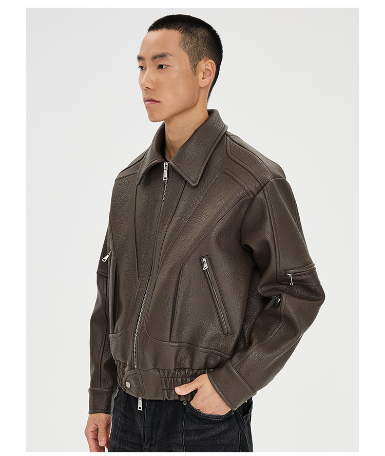 Short Leather Jacket