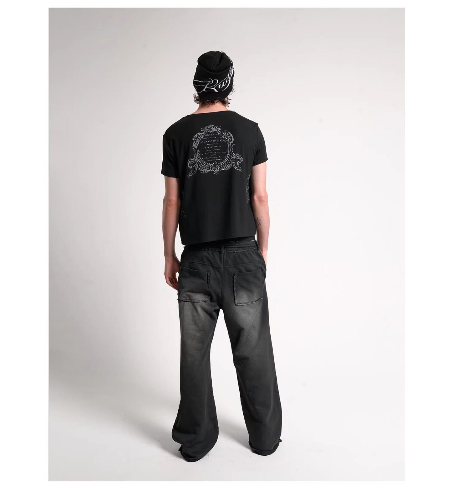 Stamp-Printed T-Shirt