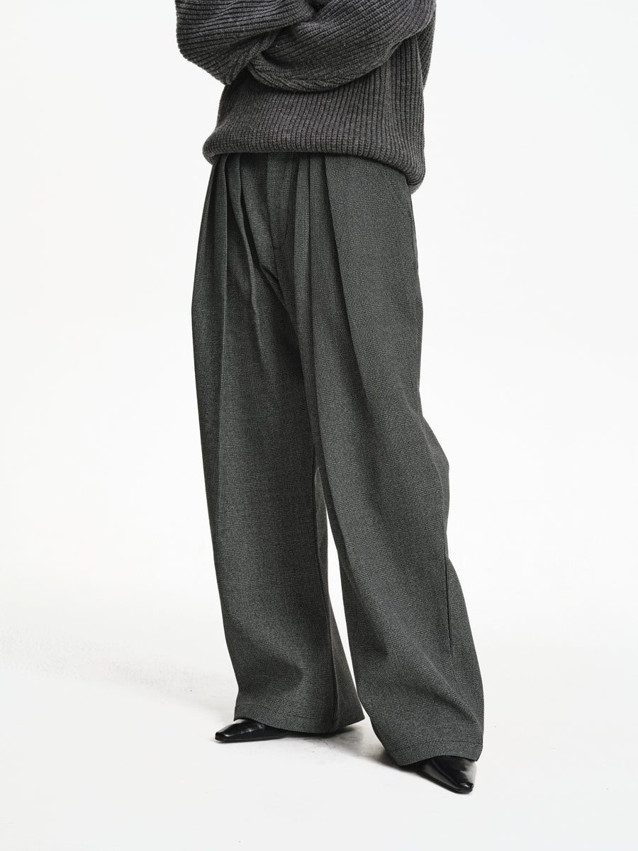 Pleated Loose Casual Pants