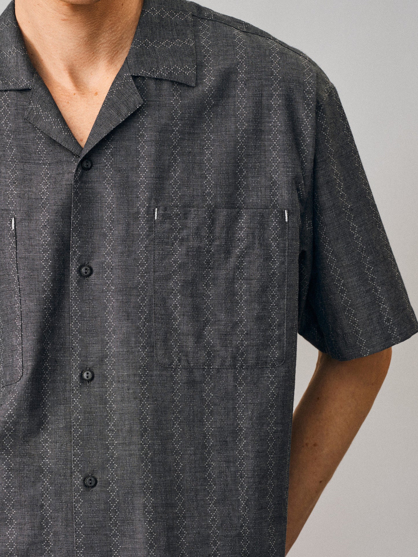 Hemp Cuban Collar Shirt