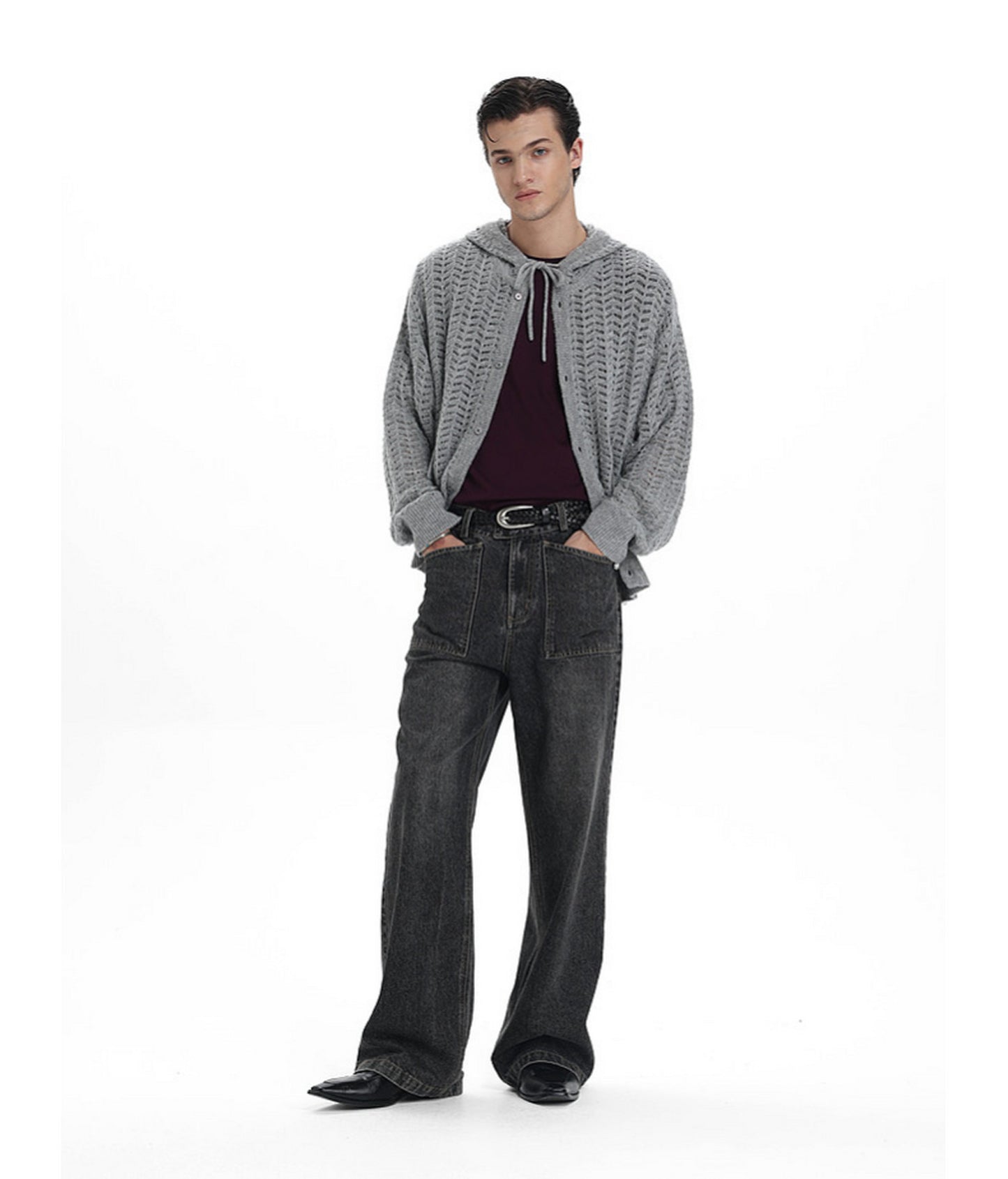 Lightweight Hooded Sweater Jacket