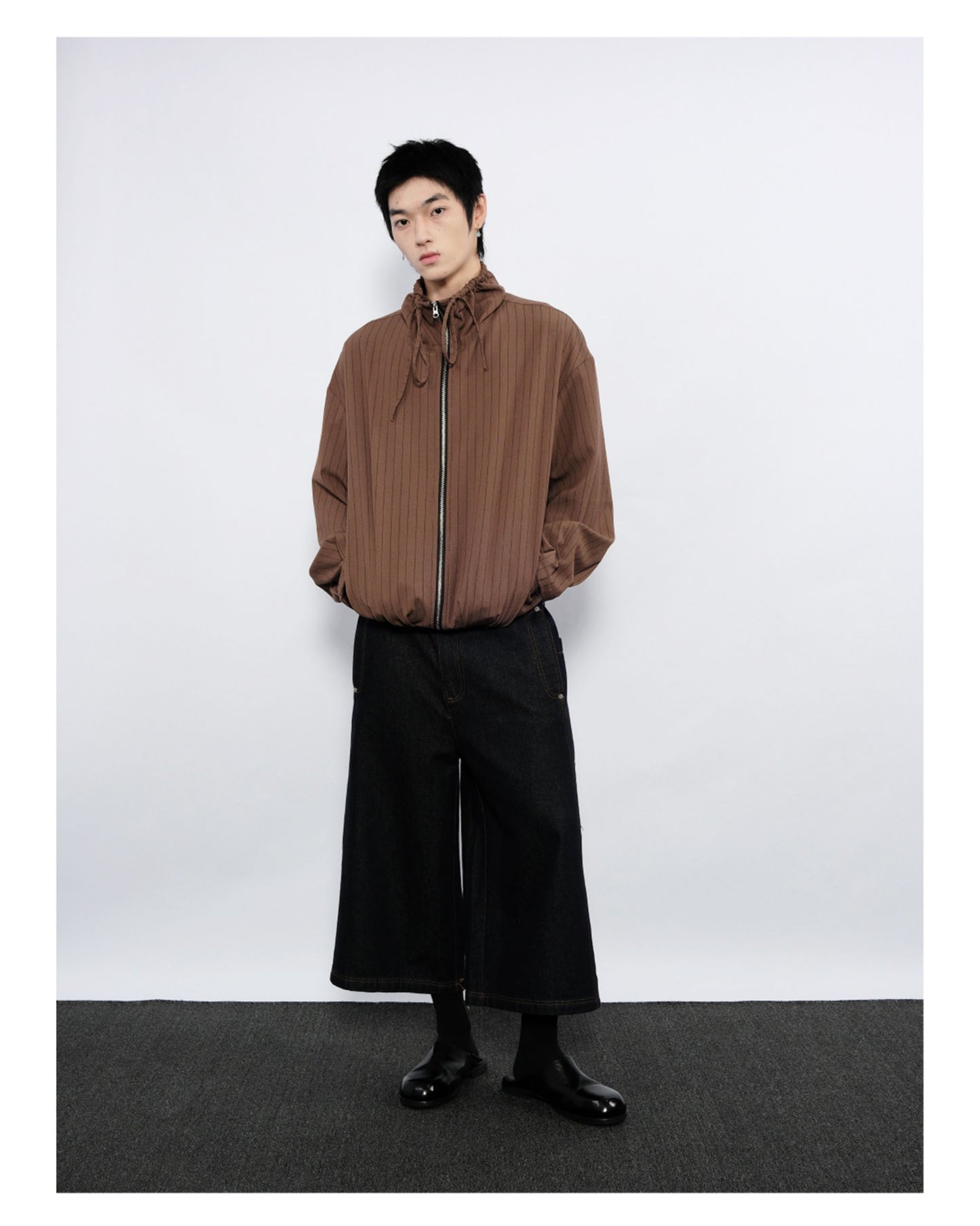 Double-pleated jacket