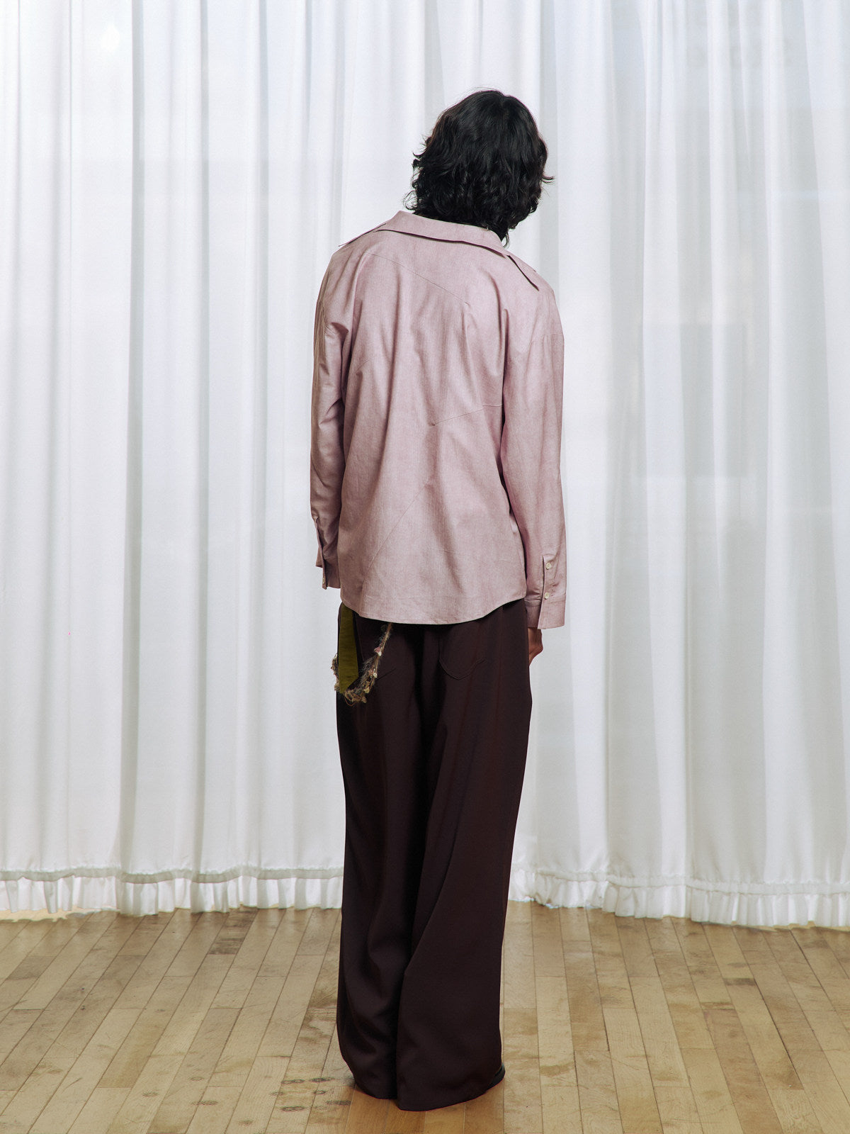 Flower Belt Casual Pants