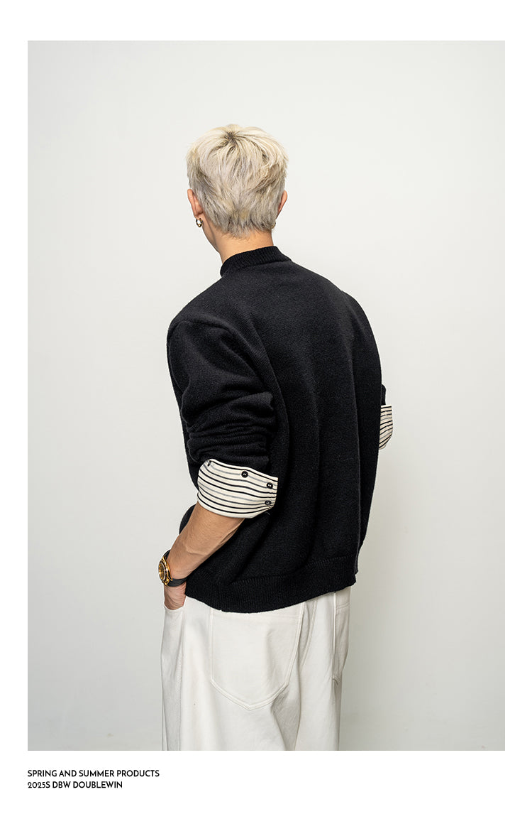 Striped Stitch Cardigan